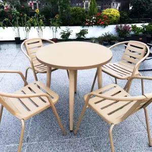 야외 테이블 세트 철제 정원 발코니 옥상 야외테이블 의자