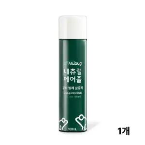 무벅 내츄럴에어졸 100mL 1개 모기 모기기피제 살충제 모기벌레