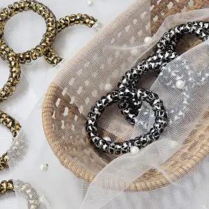 머리끈 전화선 짱짱한 똥머리 얼룩 10P