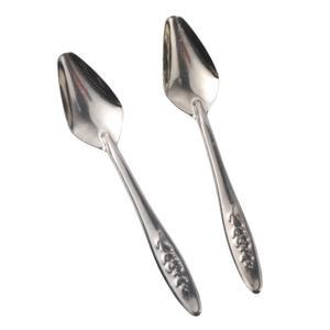 5pcs 휴대용 먹이 숟가락 앵무새 스테인레스 스틸 우유 피더 분말 음식