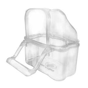 잉꼬 먹이통 상자 애완동물 케이지 플라스틱 클리어 270F 용기 디스펜서