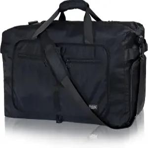 신발 수납공간이 있는 Fmeida 65L 더플백 남성용 접이식 여행용 대형 패커블 가방 발수 및 찢어짐