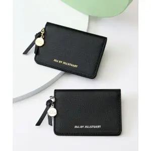매장정품 JILL BY JILLSTUART [BONNIE] 블랙 동전 참장식 가죽 카드지갑 - 2colors