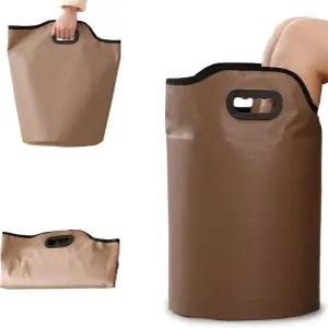 배수구가 있는 접이식 족욕 욕조 손잡이가 휴대용 여행 및 캠핑 물통