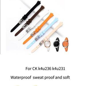 여성용 실리콘 시계 스트랩, CK K4u236, 방수, 스위트 프루프,  편안한 밴드 액세서리, 3mm
