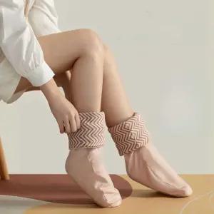 충전식 전기 양말 난방 따뜻한 온열 수면 찜질기 A