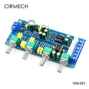 CIRMECH 톤 보드 DIY 앰프 어셈블리 키트, NE5532 OP-AMP HIFI 프리앰프 베이스 트레블 밸런스 볼륨 EQ 컨