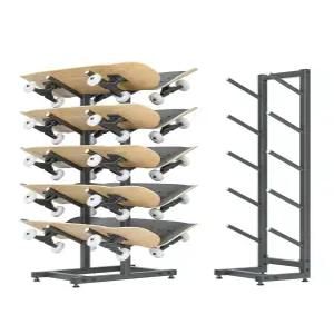 철제 거치대 스케이트보드 진열용 스탠드 보관함 홀더 메탈 디스플레이