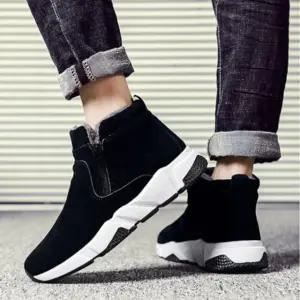 쿨샵 남자 기모운동화 방한슈즈 털 안감 하이탑털신 Snr8+9ywO