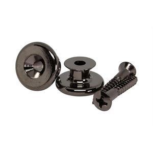 GOTOH EP-B3 기타 베이스 스트랩 버튼 - 오버사이즈 2종 세트 코스모 블랙