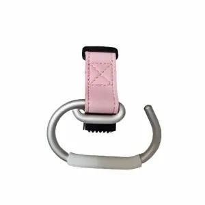 유모차걸이 와이드 유모차가방걸이 고리 핑크 유모차고리 가방홀더 스트랩 후크