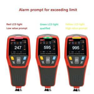 UNI-T UT343D 코팅 두께 측정기 0.1 마이크론/0-1250um 자동차 페인트 필름 FE/NFE 도구