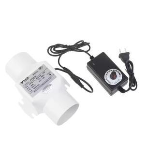 50mm 12v 추출기 팬 저소음 인라인 덕트 수경 공기 송풍기 배기