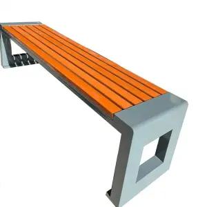 스텐 야외 벤치 휴식 평벤치 카페 공원 웨이팅 의자