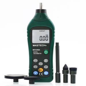 MS6208A 디지털 디스플레이 접촉식 타코미터 속도 측정