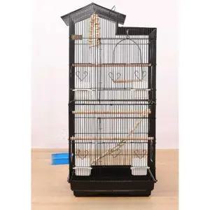 케이지 새장 대형 소형 앵무새 아크릴 철장 빌라 세트
