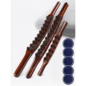 원목 괄사 구슬 스틱 안마 마사지기 마사지바 전신 어깨