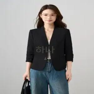 피로달 여친 캐주얼 정장 자켓 코트 봄가을 긴팔 쇼트 HO3