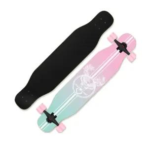 댄싱 스케이트 입문용 눈모양 초보자 사슴보드 44인치롱보드