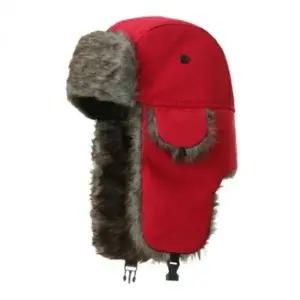 귀마개 털모자 군밤 방한 귀달이 레드