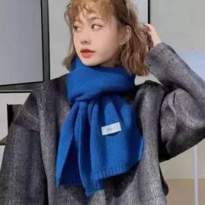 목도리 겨울 숏 머플러 여성 가벼운