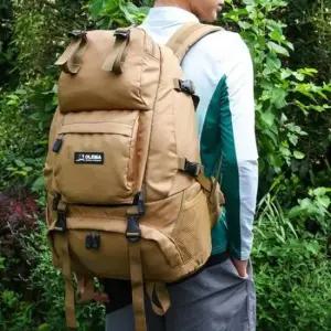 대용량 아웃도어 전면플랩 멀티버클 수납공간 확장 여행용 백팩 6SS