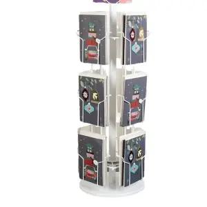 리플렛 진열대 잡지 회전식 거치대 홍보물 엽서