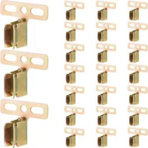 히카러 24개 비닐 셔터용 스틸 셔터 클립 숨겨진 설치 창문 액세서리