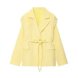 여친 가을 벨트 정장 코트 자켓 와이드 루즈핏 OP3