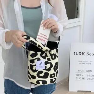 미니 토트 파우치 겸용 소프트 패브릭 가방 6SS