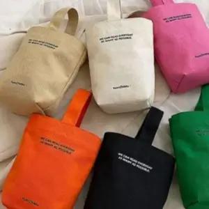 에코백 토트백 미니 미니백 컬러풀 손가방 여성 일상 파우치