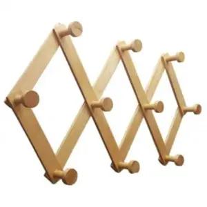 [생활] 옷정리장인 영수 아트 원목 자바라 행거 특대 나무 옷걸이