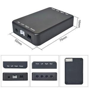 호환 DIYKIT 4 웨이 컨트롤 박스 스위치 비디오 채널 컨버터  360  자동차 파노라마 카메라 시스템용  후면