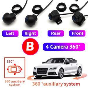 호환 360  파노라마 카메라 HD 후면/전면/왼쪽/오른쪽 자동차용 액세서리 8 CORE android Radio