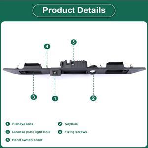 호환 GreenYi 170 학위 1920x1080P HD 별빛 야간 투시경 아우디 A3 A4 A5 A6 A8 자동차용 후면보기 카메라