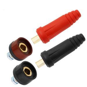 유럽 용접기 퀵 피팅 수 케이블 커넥터 소켓 플러그 어댑터 DKJ 10-25 35-50