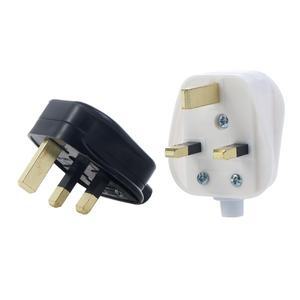영국 탈착식 전원 플러그 G 타입 화이트 블랙 3 핀 메인 기기 어셈블리 코드 퓨즈 와이어 줄링 커넥터