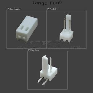 100pcs 2P JST 2510 플러그 핀 남성 하우징 헤더 커넥터 전기 케이블 와이어 줄