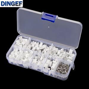 450개 PH2.0 2p 핀 피치 터미널 키트 하우징 헤더 JST 커넥터 와이어 줄 어댑터 (3D 프린터용)