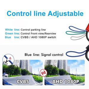 호환 Smartour 주차용 자동차 후방 카메라  CCD HD 골든 렌즈  180 도 후진 4K