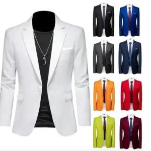 남사친 캐주얼 봄가을 슬림핏 정장 원버튼 재킷 패피3