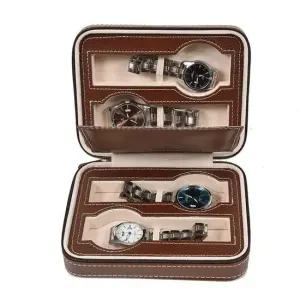 4구 휴대용 시계 수납 케이스 보관함 소품 정리 상자 정리 손목시계 다용도 시계소품