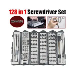 호환  스마트폰용 128in1 정밀 드라이버 세트 PC 전자 제품 가전 제품 수리 DIY 유지 보수를 미끄럼 방지