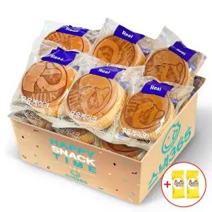 밀크 우유케이크 개별포장 카스테라 + 버터비스킷 2개 1260g 1개