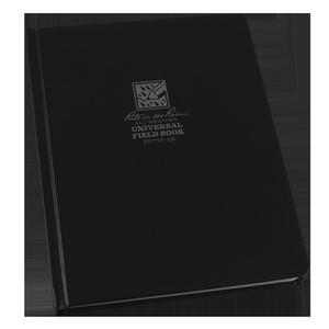 [미국배송] RITE IN THE RAIN 내후성 하드 커버 노트북 6.75인치 X 8.75인치 블랙 커버 유니버설 패턴(NO. 770F-LG)