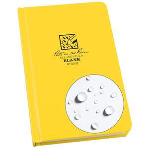 [미국배송] RITE IN THE RAIN 내후성 하드 커버 스케치북 노트 4.75인치 X 7.5인치 노란색 커버 빈 패턴 (330F번)