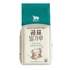 곰표 밀가루 중력 다목적 1kg 중력분 수제비 칼국수