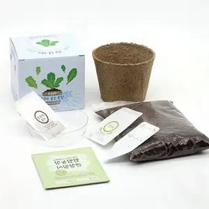 미니텃밭 모종심기 화분키우기 가정용 재배키트 텃밭