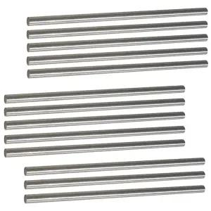 타이눌록스 13Pcs 3mm × 300mm 길이 304 스테인리스 스틸 막대 DIY 공예 산업 금속 작업 취미용 샤프트