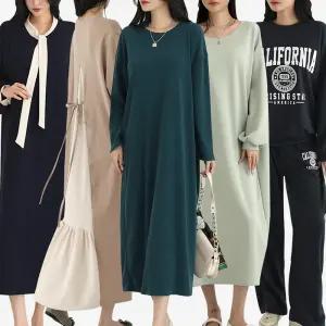 [~50%+30%할인]시크루즈 봄신상&겨울시즌오프 롱원피스/데일리/세트/루즈핏/니트/셋업/후드/스커트/레이어드/밴딩/루즈핏